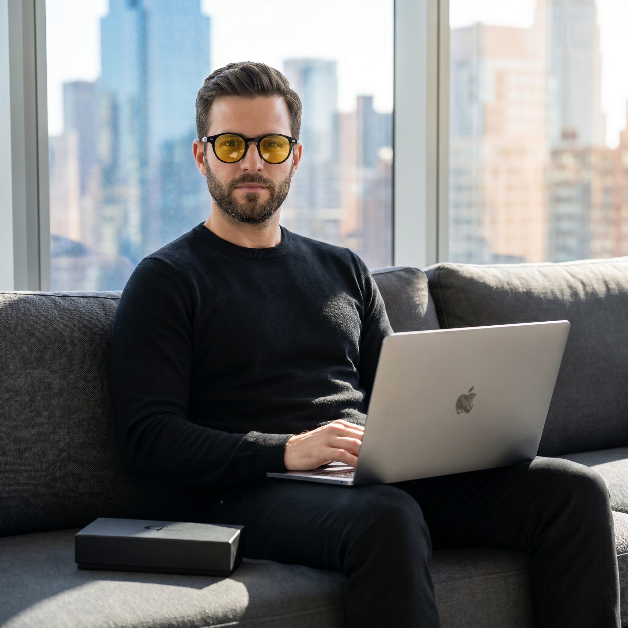 Ceryon Helios – Gafas de Filtro de Luz Azul de Día · Lente Amarilla