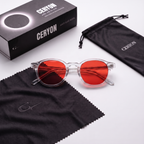Ceryon Eclipse – Gafas de Filtro de Luz Azul para Dormir · Lente Roja