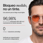 Ceryon Apolo – Gafas de Filtro de Luz Azul para la Tarde · Lente Naranja