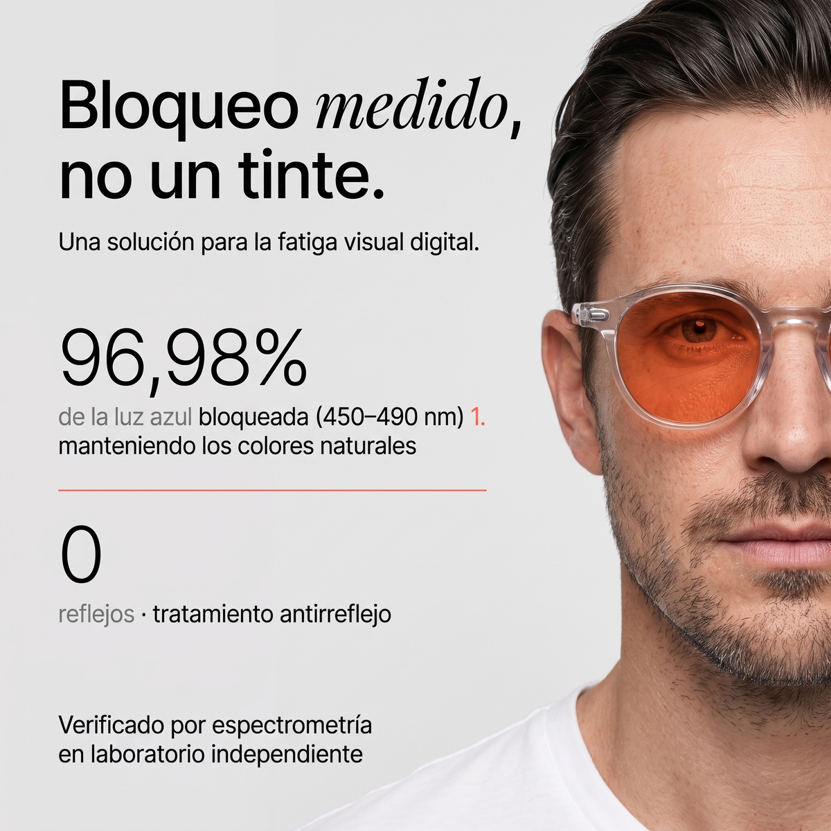 Ceryon Apolo – Gafas de Filtro de Luz Azul para la Tarde · Lente Naranja
