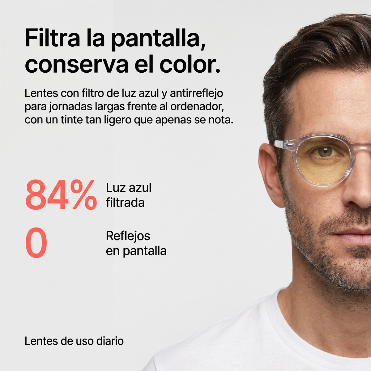 Ceryon Helios – Gafas de Filtro de Luz Azul de Día · Lente Amarilla