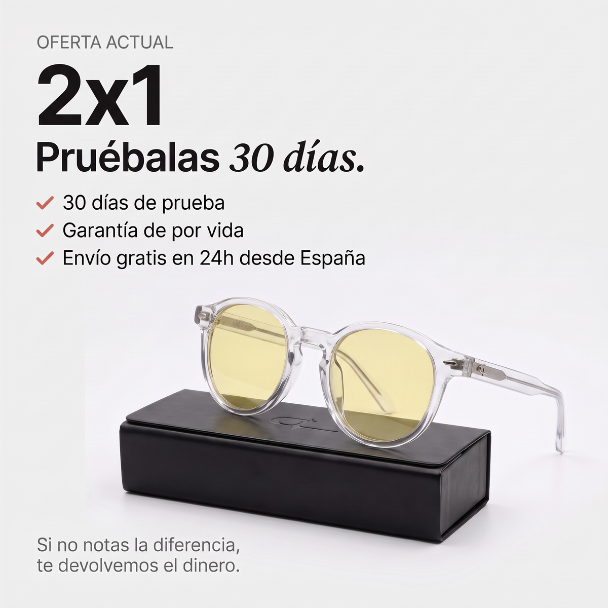 Ceryon Helios – Gafas de Filtro de Luz Azul de Día · Lente Amarilla
