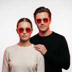 Ceryon Eclipse – Gafas de Filtro de Luz Azul para Dormir · Lente Roja